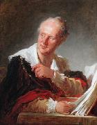 Portrait of Denis Diderot Jean-Honore Fragonard